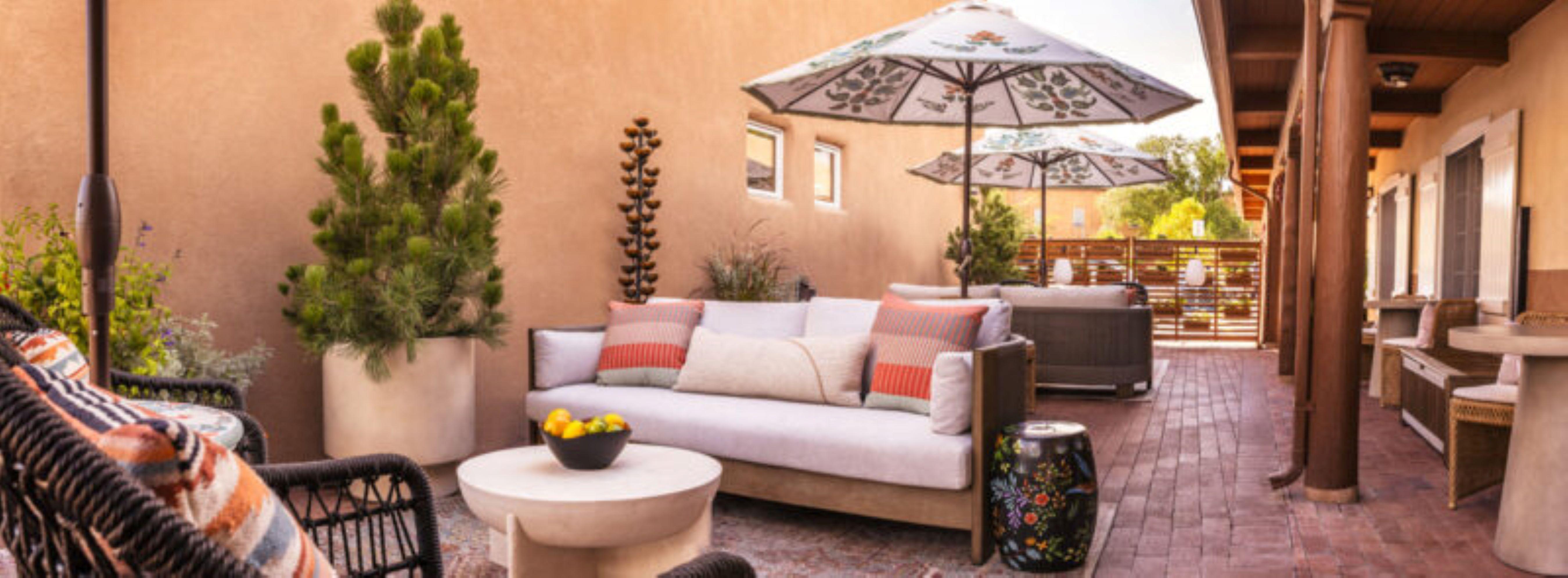 Pinon Court By La Fonda Otel Santa Fe Dış mekan fotoğraf